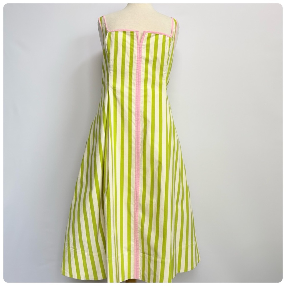 NWT Maeve  Arlette  Piped Sleeveless Notched Square-Neck Midi Dress, XL - Picture 11 of 16
